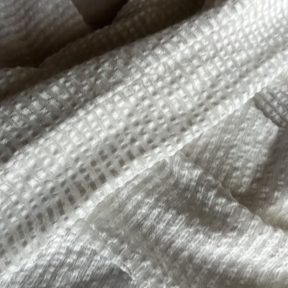 Anthropologie Vanessa Virginia long white sweater through open cardigan - Picture 9 of 13